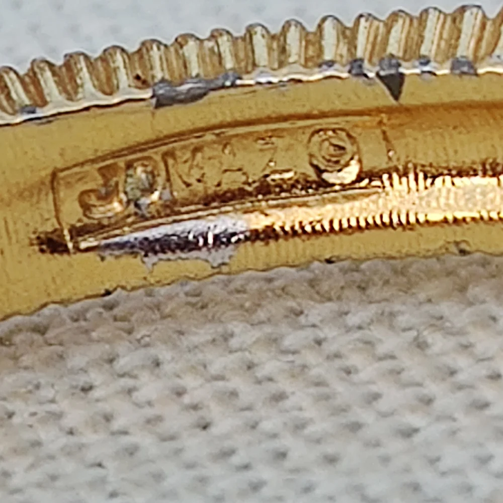 Vintage Joseph Mazer Rhinestone hinged bracelet - Picture 7 of 11